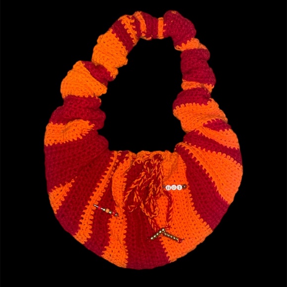 Other Handbags - Handmade crochet scrunchie bag